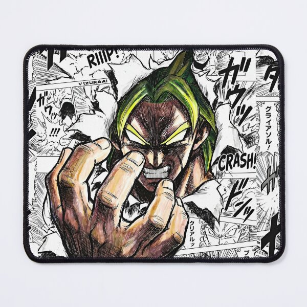 Item preview, Legendary Super Saiyan Broly Manga Collage Art | Dragon Ball Z Anime Warrior Poster designed and sold by Dyan4.