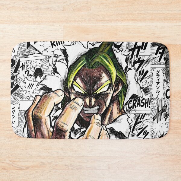 Item preview, Legendary Super Saiyan Broly Manga Collage Art | Dragon Ball Z Anime Warrior Poster designed and sold by Dyan4.