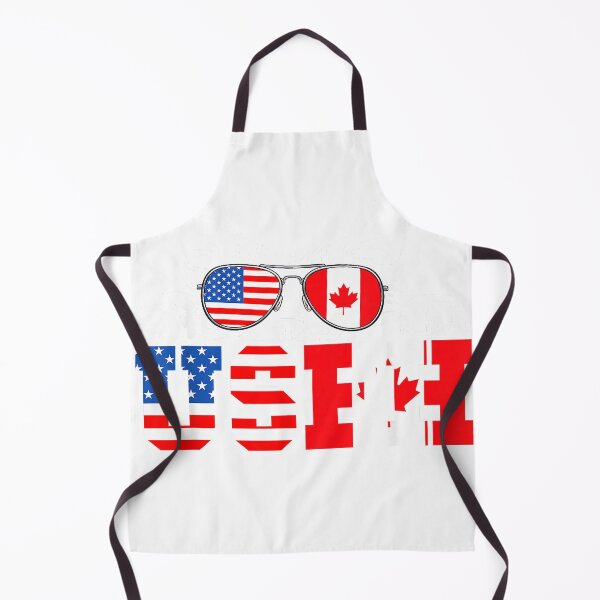 Item preview, Funny Cat Lover Maple Leaf Canadian & USA Flag Canada Day T-Shirt designed and sold by Voila-creative.