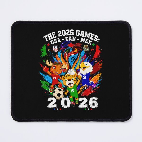 Item preview, Classic 2026 Games USA Canada Mexico FIFA World Cup mascot designed and sold by SweetCornrrFun.