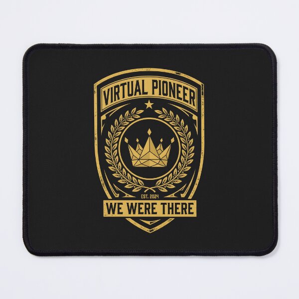 Item preview, Virtual Pioneer Vintage Military Emblem designed and sold by SplashTastic.