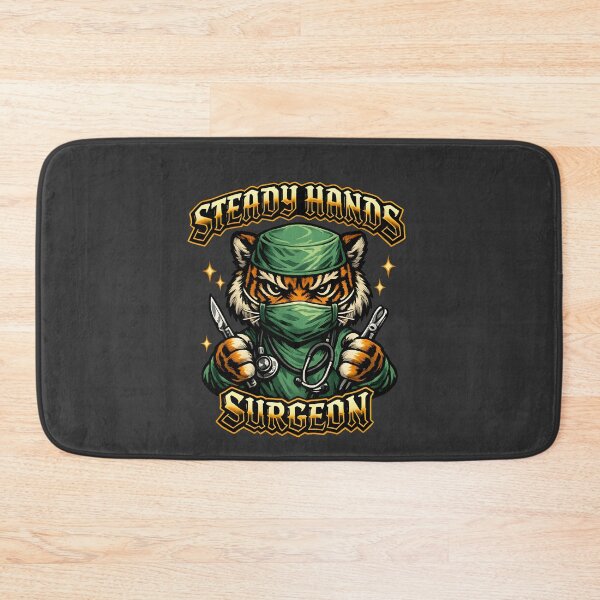 Item preview, Gothic Tiger Surgeon Surgical Team Appreciation Gift Operating Room Professional National Surgical Technologists Week Surgery Motivation Design Steady Hands Surgery designed and sold by ClinicalHubs.
