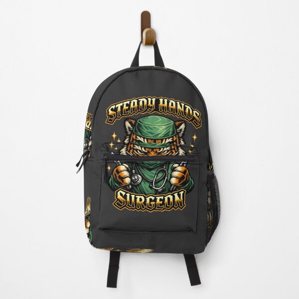 Item preview, Gothic Tiger Surgeon Surgical Team Appreciation Gift Operating Room Professional National Surgical Technologists Week Surgery Motivation Design Steady Hands Surgery designed and sold by ClinicalHubs.