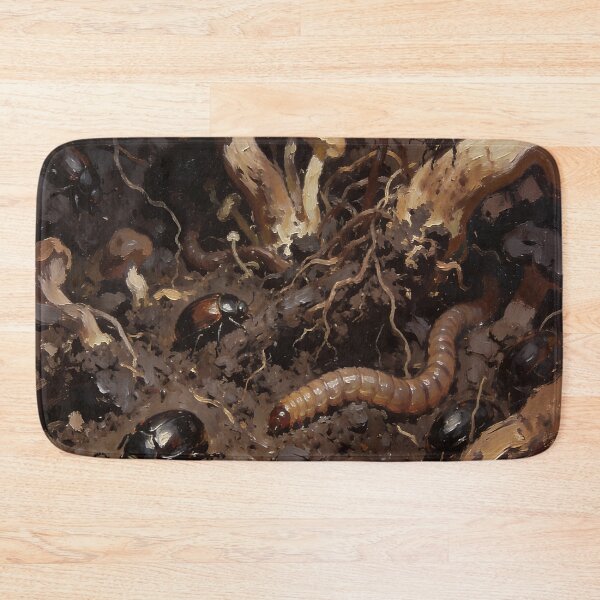 Item preview, Forest Beetles and Mushrooms Ecosystem Art designed and sold by cr6zym1nd.