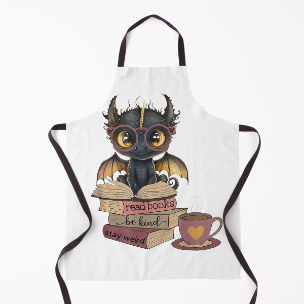 Item preview, Funny Dragon Read Books Be Kind Stay Weird Book Lover T-Shirt designed and sold by DArtfulStudio.