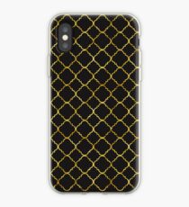 Chic Gold Quatrefoil iPhone Case