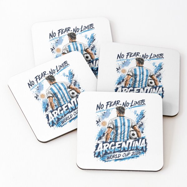 Item preview, No Fear No Limits Argentina World Cup 2026 designed and sold by SweetCornrrFun.
