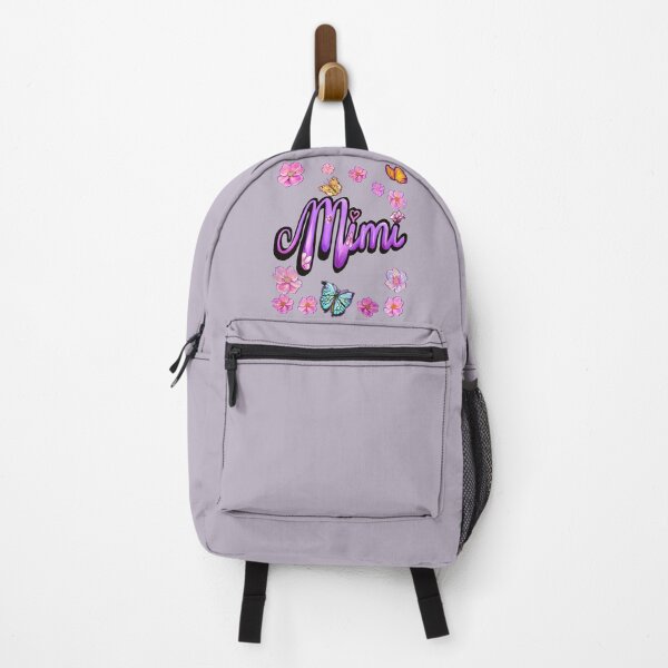Item preview, Mimi Top 10 best personalised personalized custom name purple cursive with butterflies and soft pink flower petals designed and sold by Artonmytee.