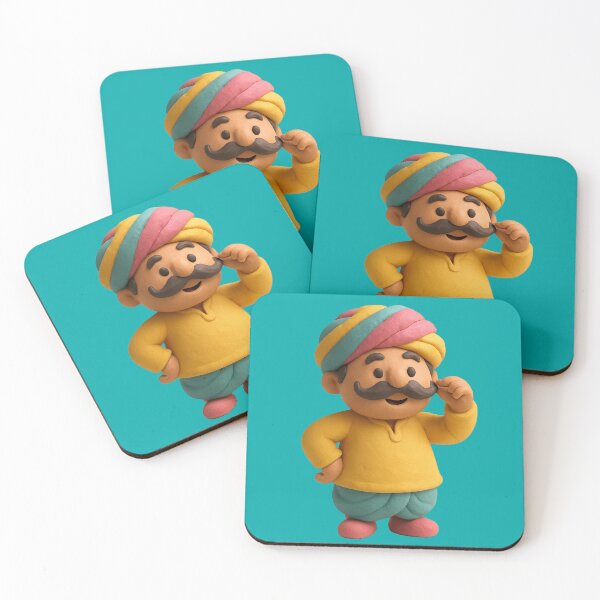 Item preview, Cute Rajasthani Pagdi Man 3D Clay Art designed and sold by krazzyremo.