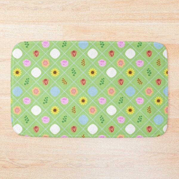 Item preview, Seamless Diamond Lattice Floral Pattern designed and sold by HappySunday001.