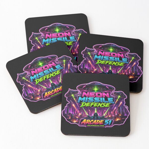Item preview, Neon Missile Defense designed and sold by Arcade51az.