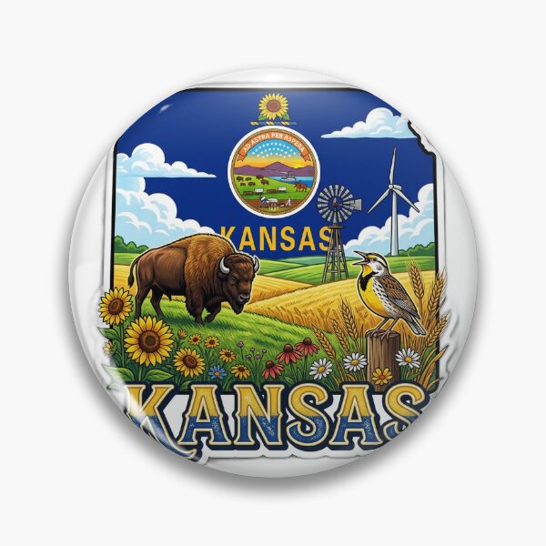 Item preview, Kansas designed and sold by FunFitsFactory.
