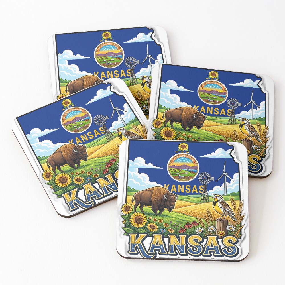 Item preview, Coasters (Set of 4) designed and sold by FunFitsFactory.