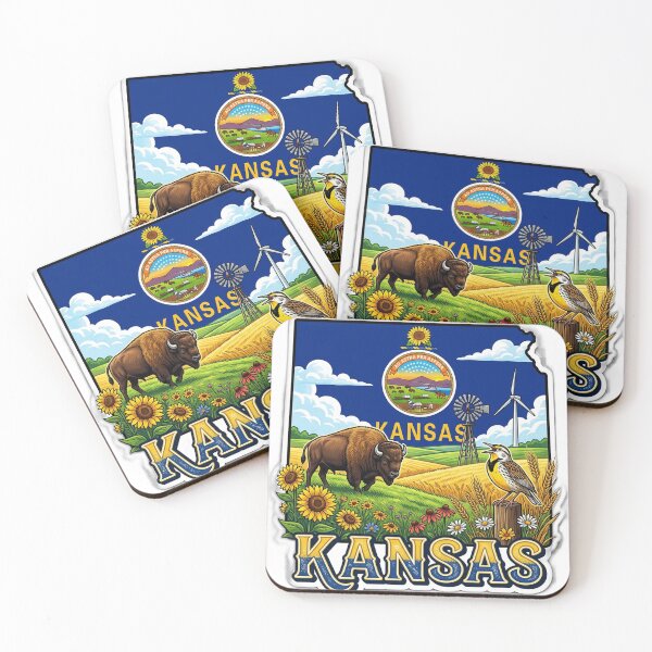 Item preview, Kansas designed and sold by FunFitsFactory.
