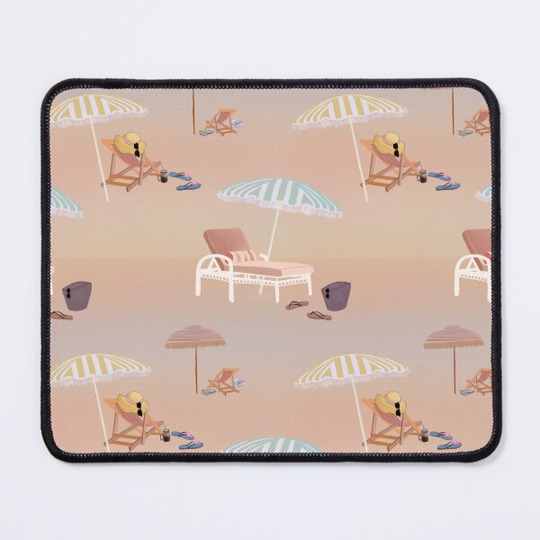 Item preview, Relax On the Sandy Pastel Beach designed and sold by TheFlyingBunny.