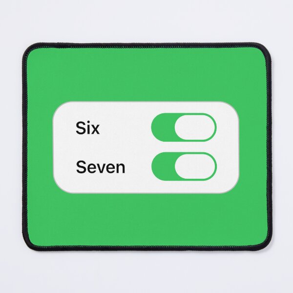 Item preview, Six Seven Toggle Switch – Funny 6 7 Meme Sticker designed and sold by Koyaanisqatsian.