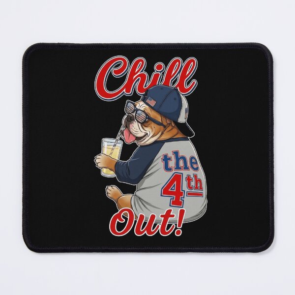 Item preview, Chill the 4th Out Bulldog USA Flag Sunglasses designed and sold by Flirt-Teez.