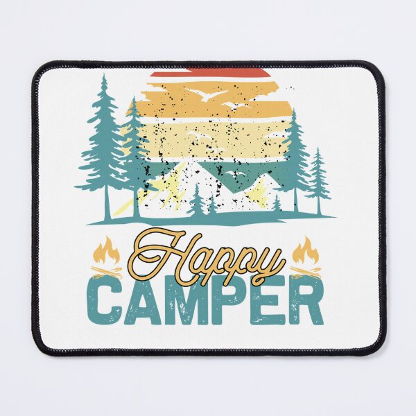 Item preview, Happy Camper Retro Vintage Funny Matching Camping Crew Pullover Hoodie designed and sold by kevincuellar.