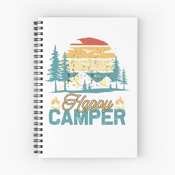 Item preview, Happy Camper Retro Vintage Funny Matching Camping Crew Pullover Hoodie designed and sold by kevincuellar.
