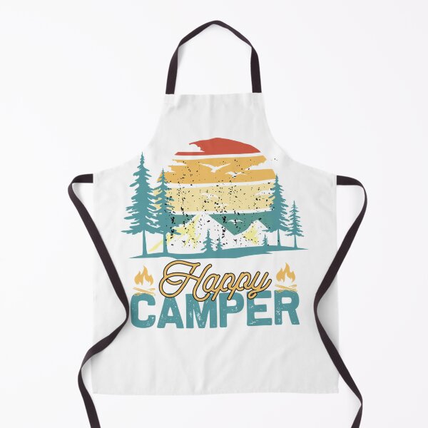 Item preview, Happy Camper Retro Vintage Funny Matching Camping Crew Pullover Hoodie designed and sold by kevincuellar.