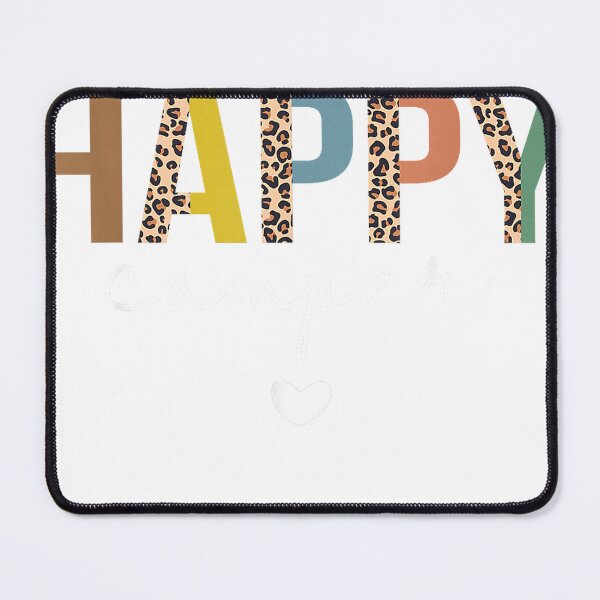 Item preview, Happy Camper Retro Vintage Leopard Matching Camping Crew T-Shirt designed and sold by KTY-NUSS.