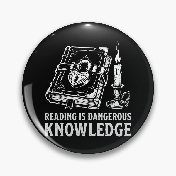 Item preview, Reading is Dangerous Locked Book designed and sold by SplashTastic.