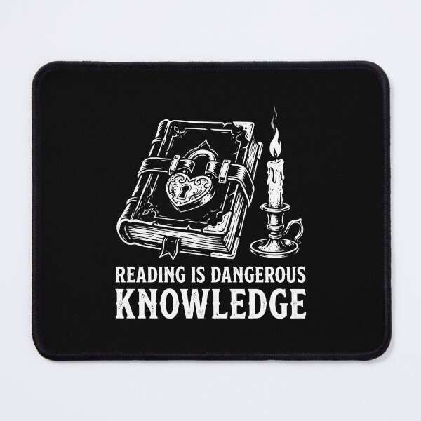 Item preview, Reading is Dangerous Locked Book designed and sold by SplashTastic.