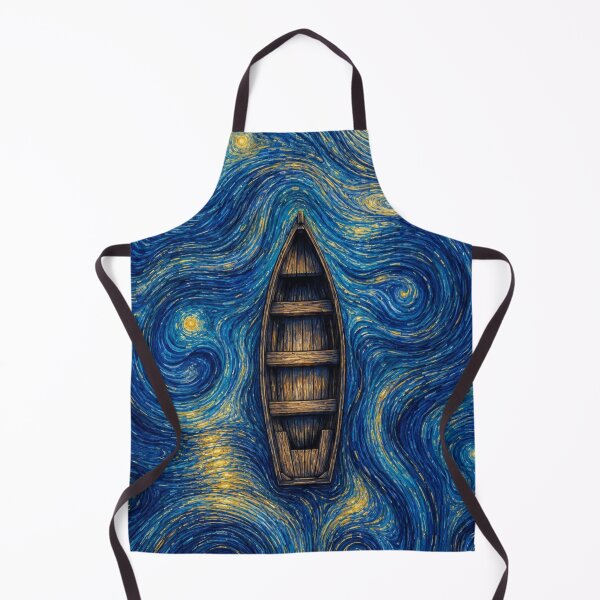 Item preview, Starry nights boat in river designed and sold by Anisha  Vaz.