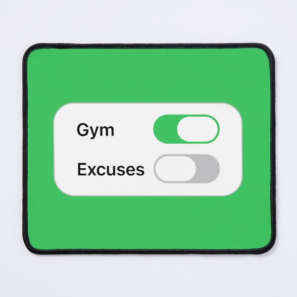 Item preview, Gym On Excuses Off Toggle Switch  designed and sold by Koyaanisqatsian.