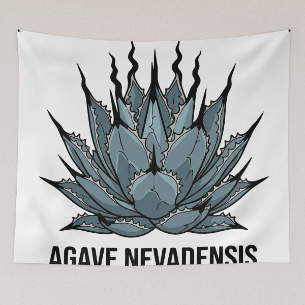 Item preview, Agave Utahensis Nevadensis Black Spine Vector Art designed and sold by GreenDivisionJP.