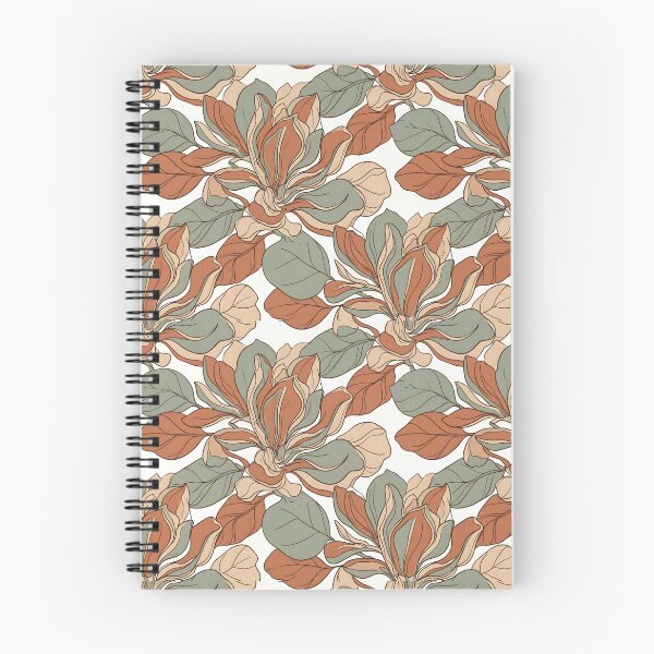 Item preview, Retro Magnolia Seamless Floral Pattern designed and sold by SplashTastic.