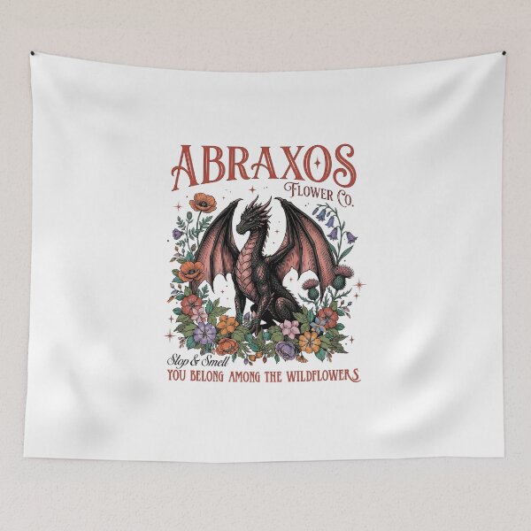 Item preview, Abraxos Flower Co Dragon designed and sold by vintagearttee.