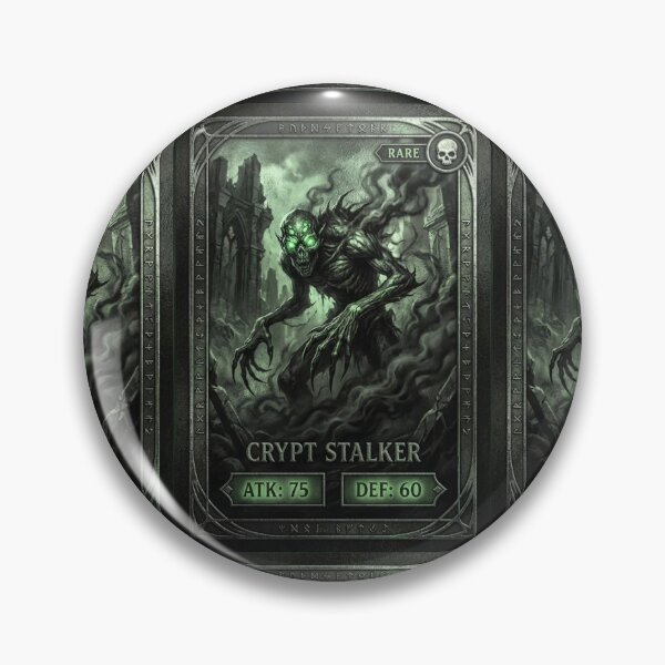 Item preview, Rare Card Dark Fantasy Trading Card Art designed and sold by EchoWave11.