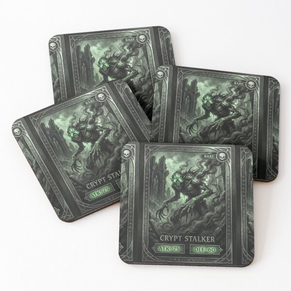Item preview, Rare Card Dark Fantasy Trading Card Art designed and sold by EchoWave11.
