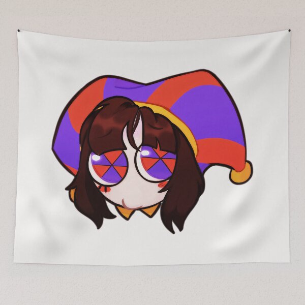 Item preview, Digital Circus Jester Character Whimsical Harlequin designed and sold by SeraXYZ.
