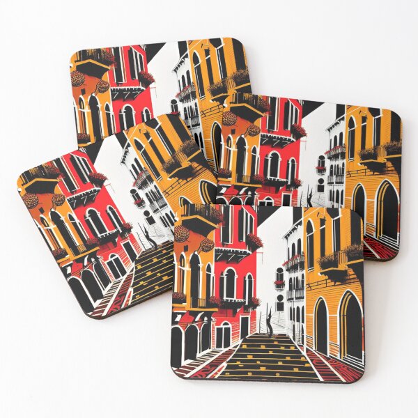 Item preview, Retro Venice Street Pop Art Illustration designed and sold by AlxVel.