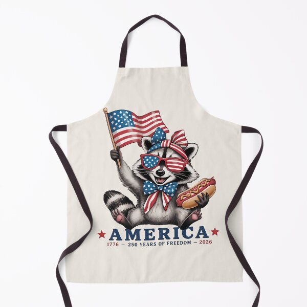 Item preview, Patriotic Raccoon 4th Of July – Funny Trash Panda USA Flag Hot Dog T-Shirt designed and sold by ZyxDes.