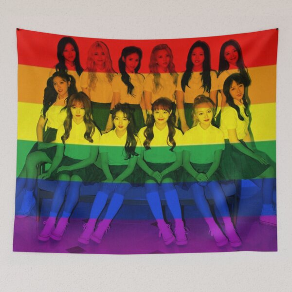 Item preview, loona ot12 gay pride flag designed and sold by meuliasshop.
