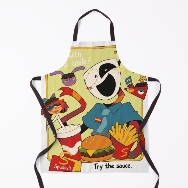 Item preview, Spudsy's Serve With A Smile Try The Sauce Digital Circus Fast Food designed and sold by SeraXYZ.