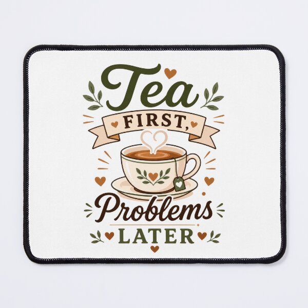 Item preview, Tea First Problems Later Cute Tea Lover Gift designed and sold by INVITOARTE.