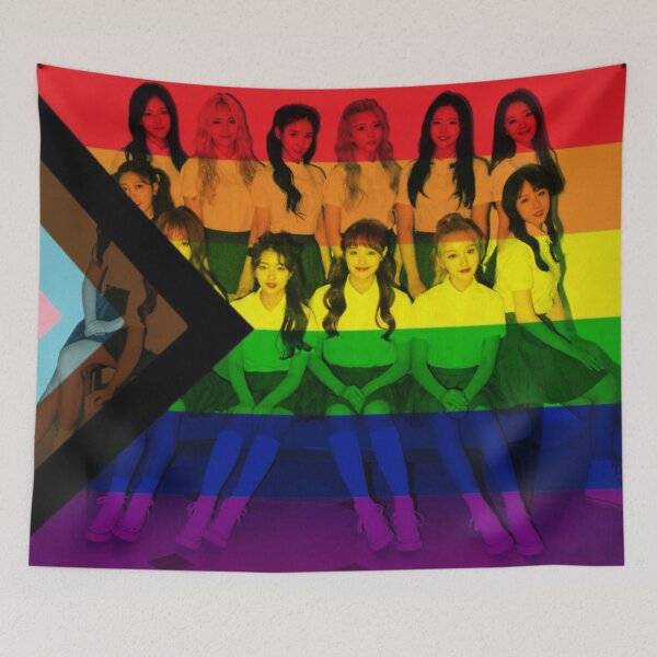 Item preview, loona ot12 progress pride flag designed and sold by meuliasshop.