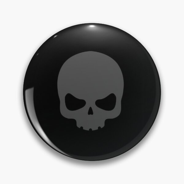 Item preview, Minimalist Dark Gray Skull Icon - Aggressive Vector Silhouette designed and sold by UrbanCanvas 111.