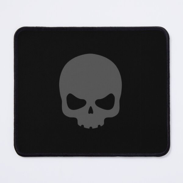 Item preview, Minimalist Dark Gray Skull Icon - Aggressive Vector Silhouette designed and sold by GrimNest.