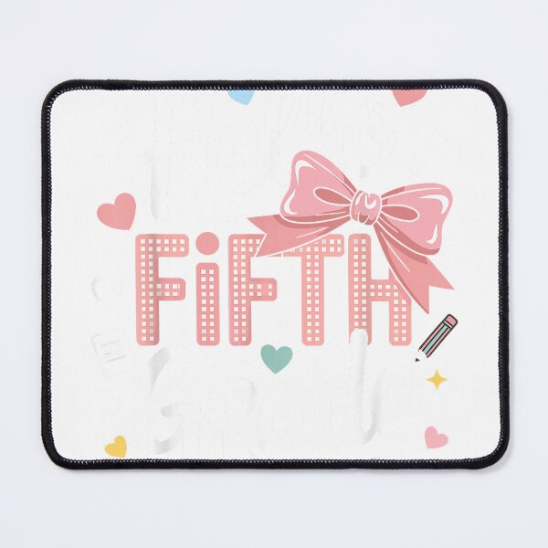 Item preview, Hello Fifth Grade First Day of School Coquette Bow Teacher T-Shirt designed and sold by RKdrawings.