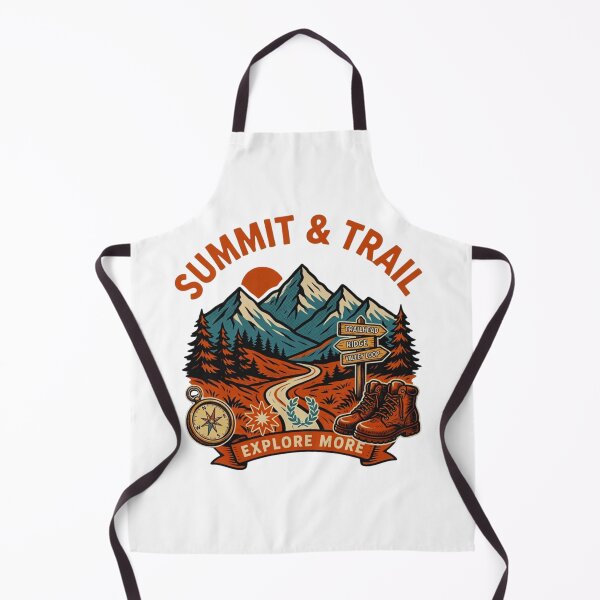 Item preview, Vintage Summit Trail Hiking Vector Badge Logo designed and sold by Gabe1983.