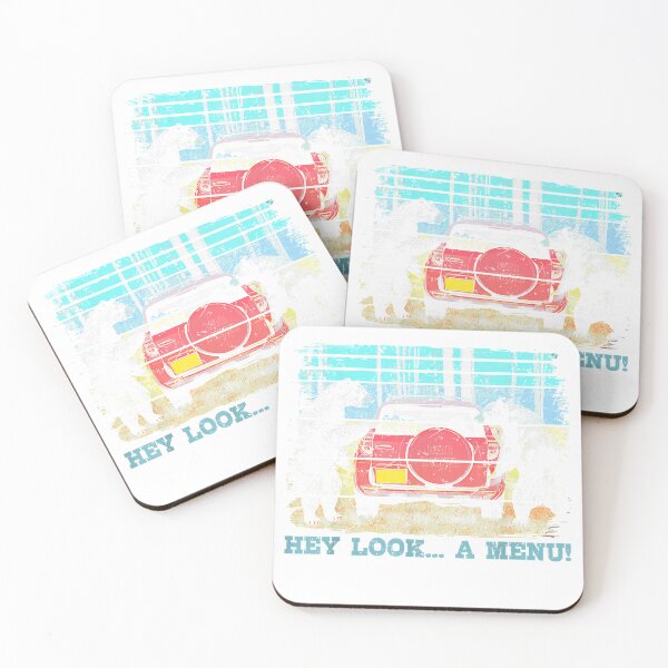 Item preview, Hey Look A Menu Funny Bear Camping Retro Vintage Camper Car T-Shirt designed and sold by KTY-NUSS.