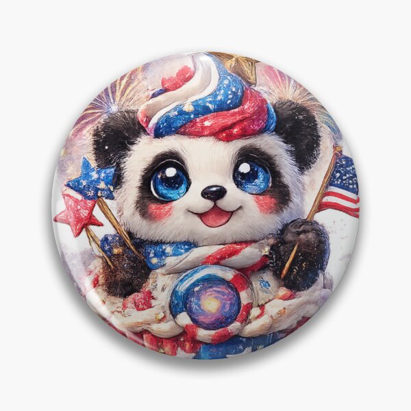 Item preview, ?? Patriot Panda | Cosmic Cupcake Creatures Collection designed and sold by highvibz72.
