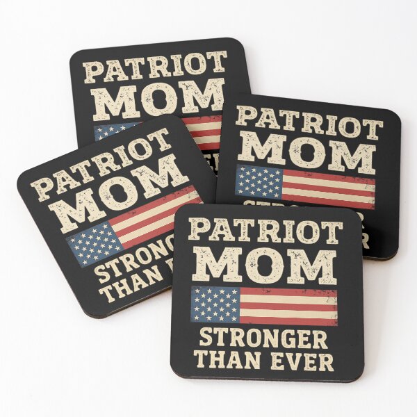Item preview, Patriot Mom – Stronger Than Ever American Flag designed and sold by LuloCreative.
