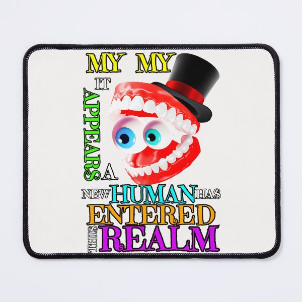 Item preview, My My It Appears A New Human Has Entered This Realm Meme Funny Quote Internet Humor Gamer Welcome designed and sold by SeraXYZ.