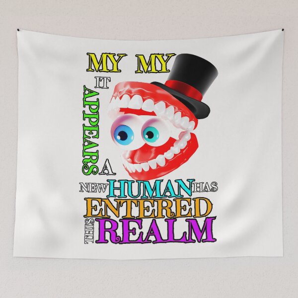 Item preview, My My It Appears A New Human Has Entered This Realm Meme Funny Quote Internet Humor Gamer Welcome designed and sold by SeraXYZ.